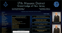 Desktop Screenshot of nj17masons.com